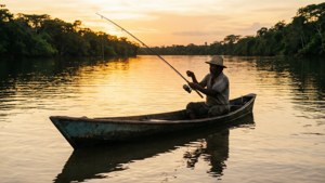 Fisherman at Dusk