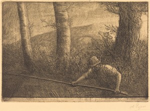 Fisherman with a Hoop-net (La peche a la truble)