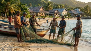 Fishermen at Work