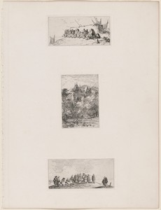 Fishermen Seated along a Wall, Smoking