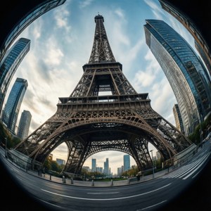 Fisheye Eiffel