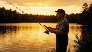 Fishing at Sunset