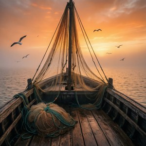 Fishing Boat at Dawn