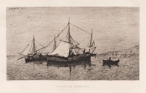 Fishing Boat/Coastal Shipping Boat (Italian Coast) (Barque de Pecheurs/Barque de Cabotage (Côtes d'Italie)