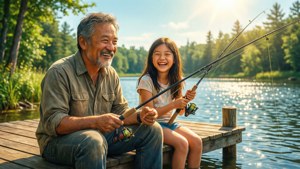 Fishing with Granddaughter