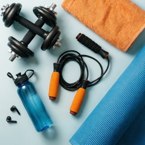 Fitness Flat Lay Gear
