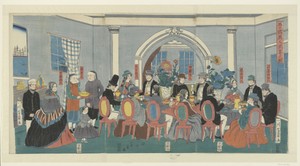 Five Nationalities at a Banquet