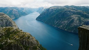 Fjord Cliffs Mist