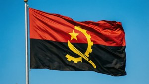 Flag Against Blue Sky