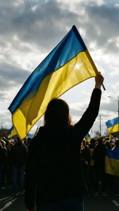 Flag at Protest
