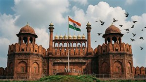 Flag at Red Fort