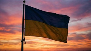 Flag at Sunset