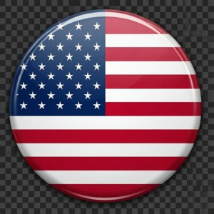 Flag Badge Circle
