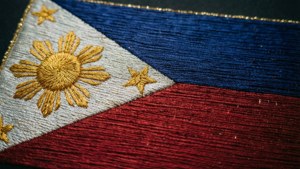 Flag Detail Close-Up