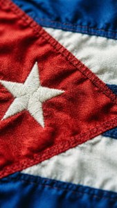 Flag Fabric Close-Up