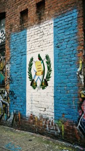 Flag Graffiti on Wall