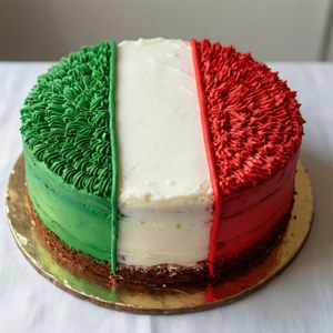 Flag Layered Cake