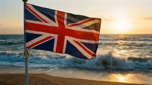 Flag on the Beach