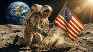 Flag on the Moon