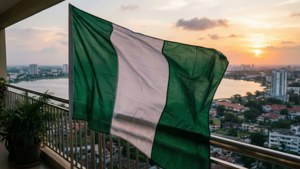 Flag Over Lagos Lagoon