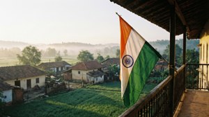 Flag Over Village