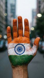 Flag Painted on Hand
