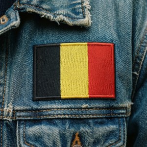 Flag Patch on Denim