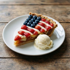 Flag Pie Dessert