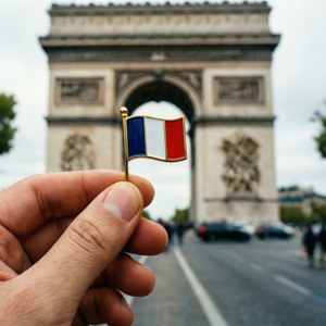 Flag Pin Arc de Triomphe