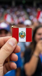 Flag Pin in Hand