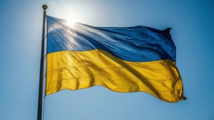Flag Under Clear Sky
