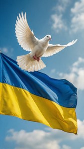 Flag with Dove