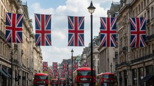 Flags on London Street