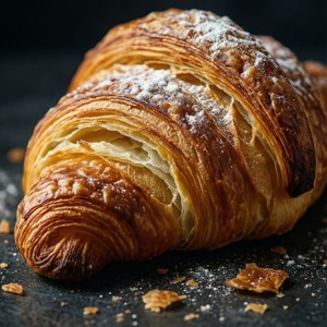 Flaky Macro Croissant