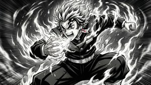 Flame Breathing Art