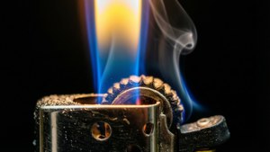 Flame Detail Macro