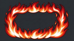 Flame Frame Border