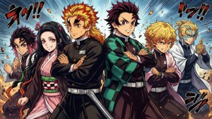 Flame Hashira and Friends