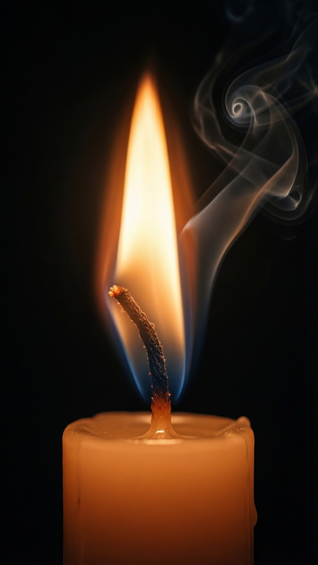 Flame in Dark by Wallpapers.art Studio
