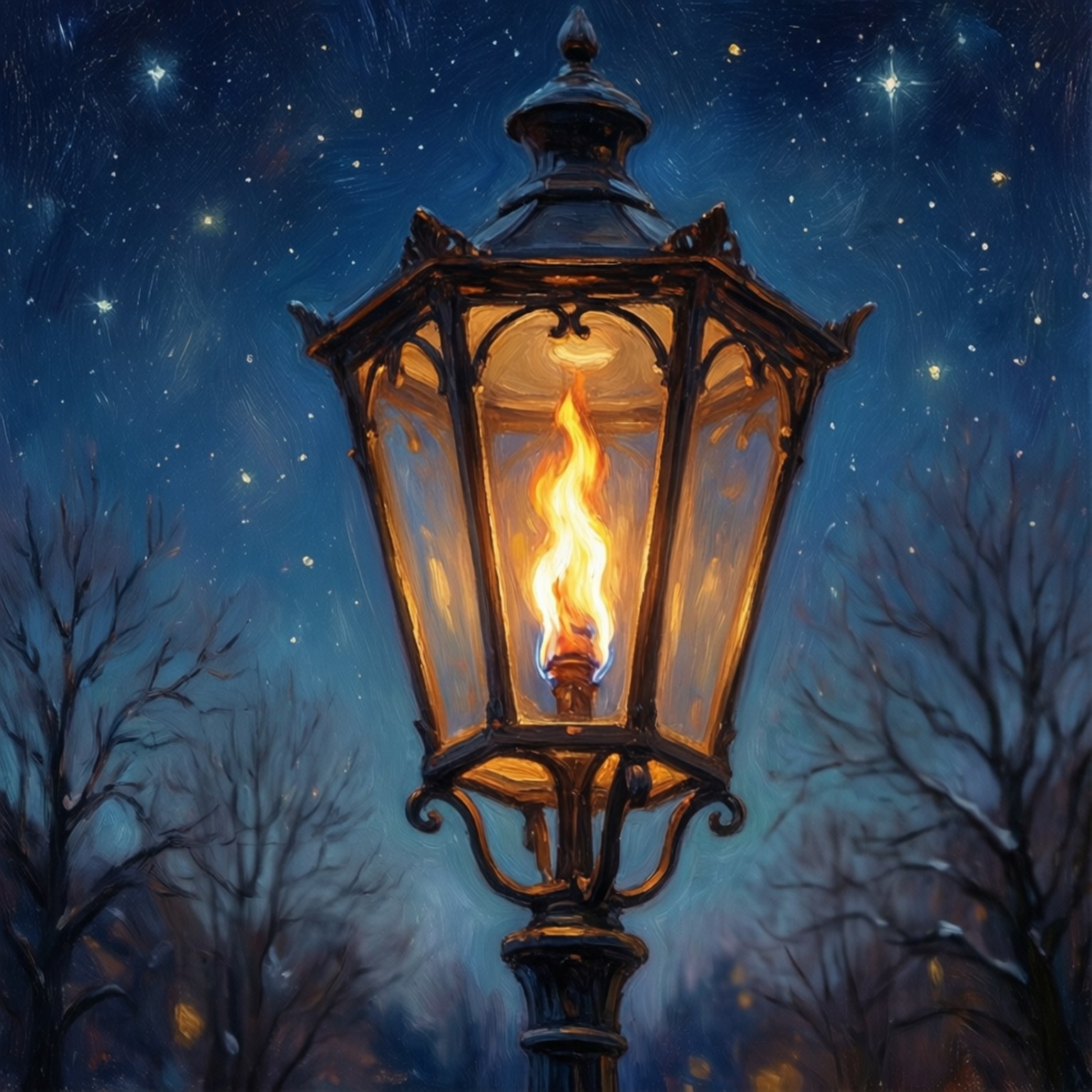 Flame in Iron by Wallpapers.art Studio