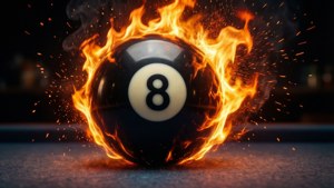 Flaming 8-Ball Logo