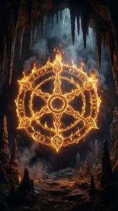 Flaming Vegvisir Cave