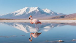 Flamingo Mountain Landscape
