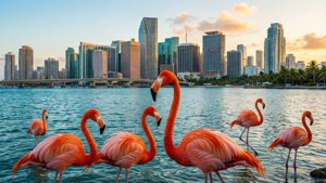 Flamingo Skyline