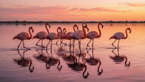 Flamingo Sunset