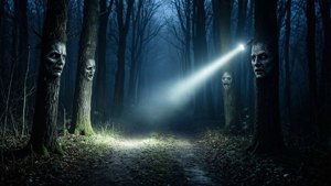 Flashlight Forest Path