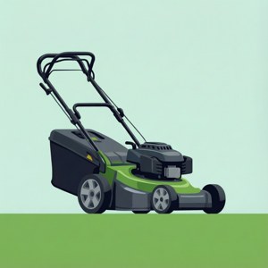 Flat Design Mower