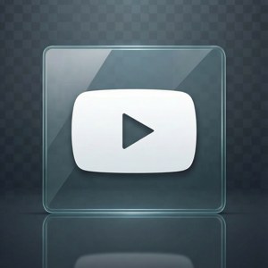 Flat Design YouTube Icon