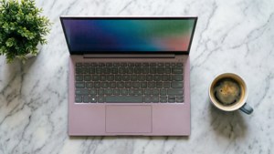 Flat Lay Chromebook Setup
