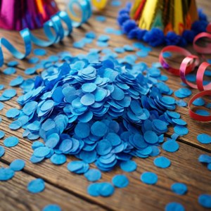 Flat Lay Confetti
